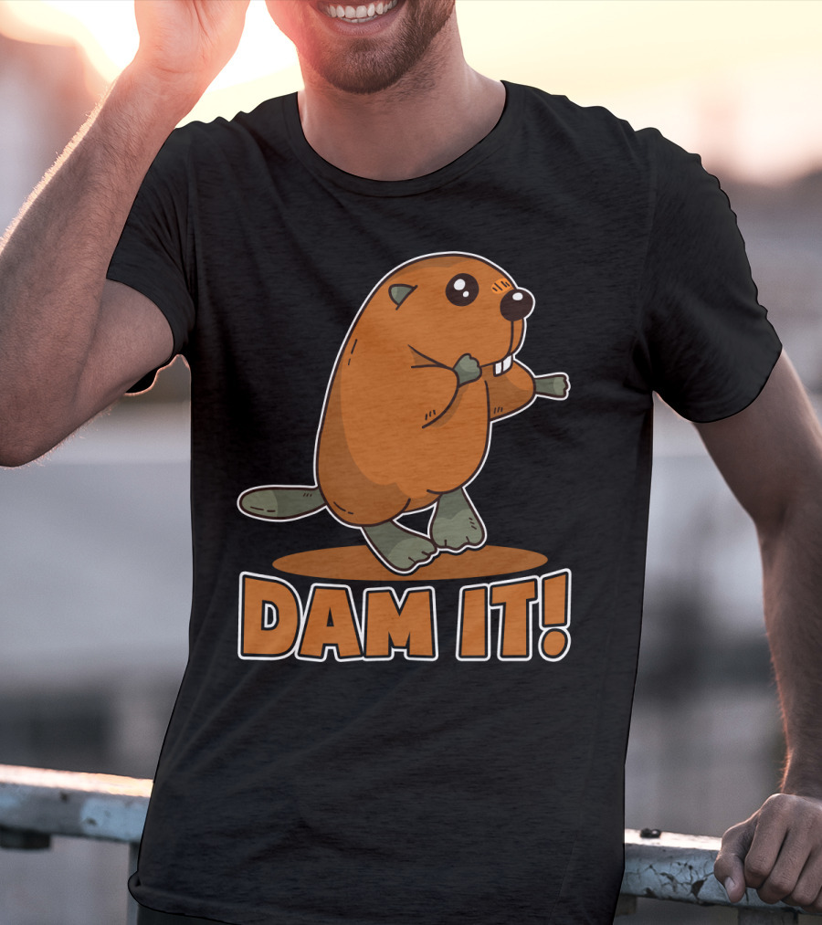 Damn It Beaver Dam Funny Pun T-Shirt