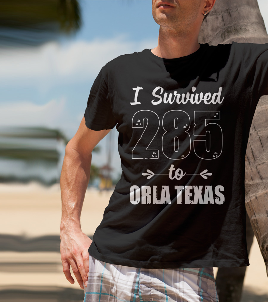 I Survived 285 To Orla Texas Journey T-Shirt