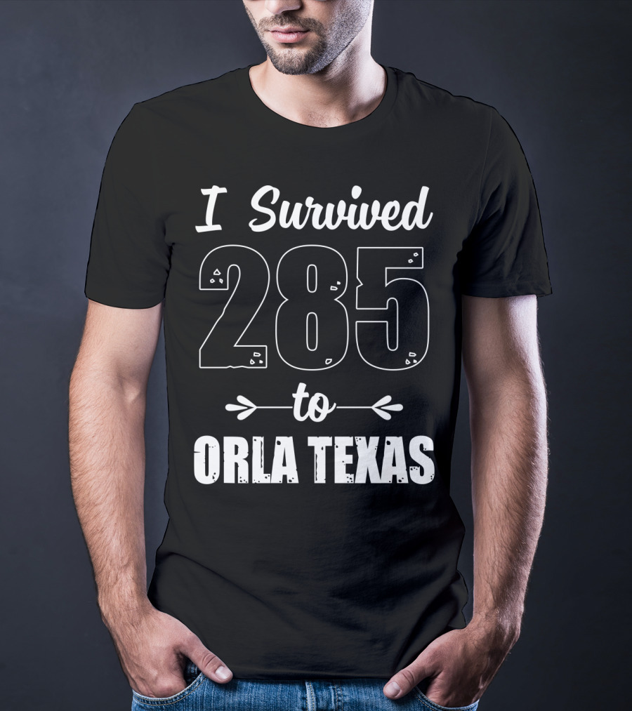 I Survived 285 To Orla Texas Journey T-Shirt