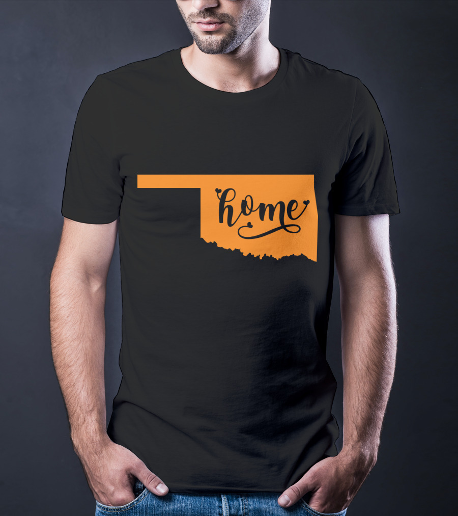Oklahoma Home Map T-Shirt