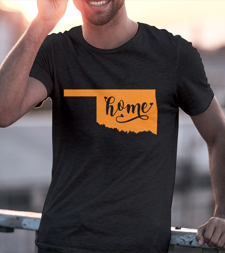 Oklahoma Home Map T-Shirt
