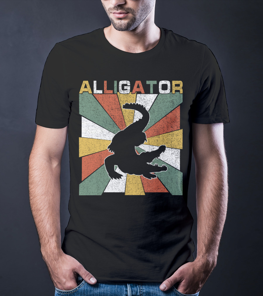 Alligator Retro 70s Vintage T-Shirt