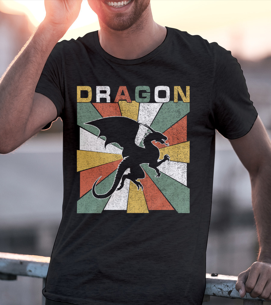 Dragon Vintage 70s Rainbow Burst T-Shirt