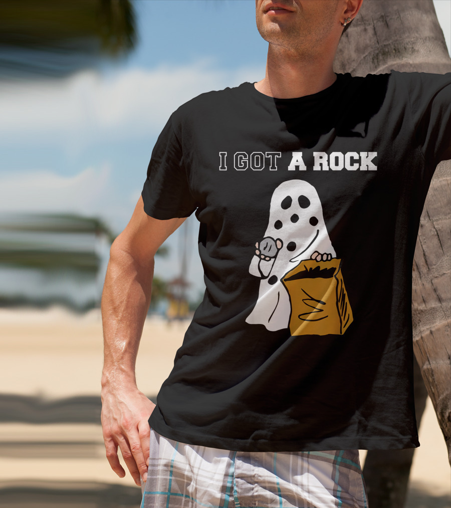 I Got A Rock Ghost Costume Halloween Peanuts Charlie Brown T-Shirt