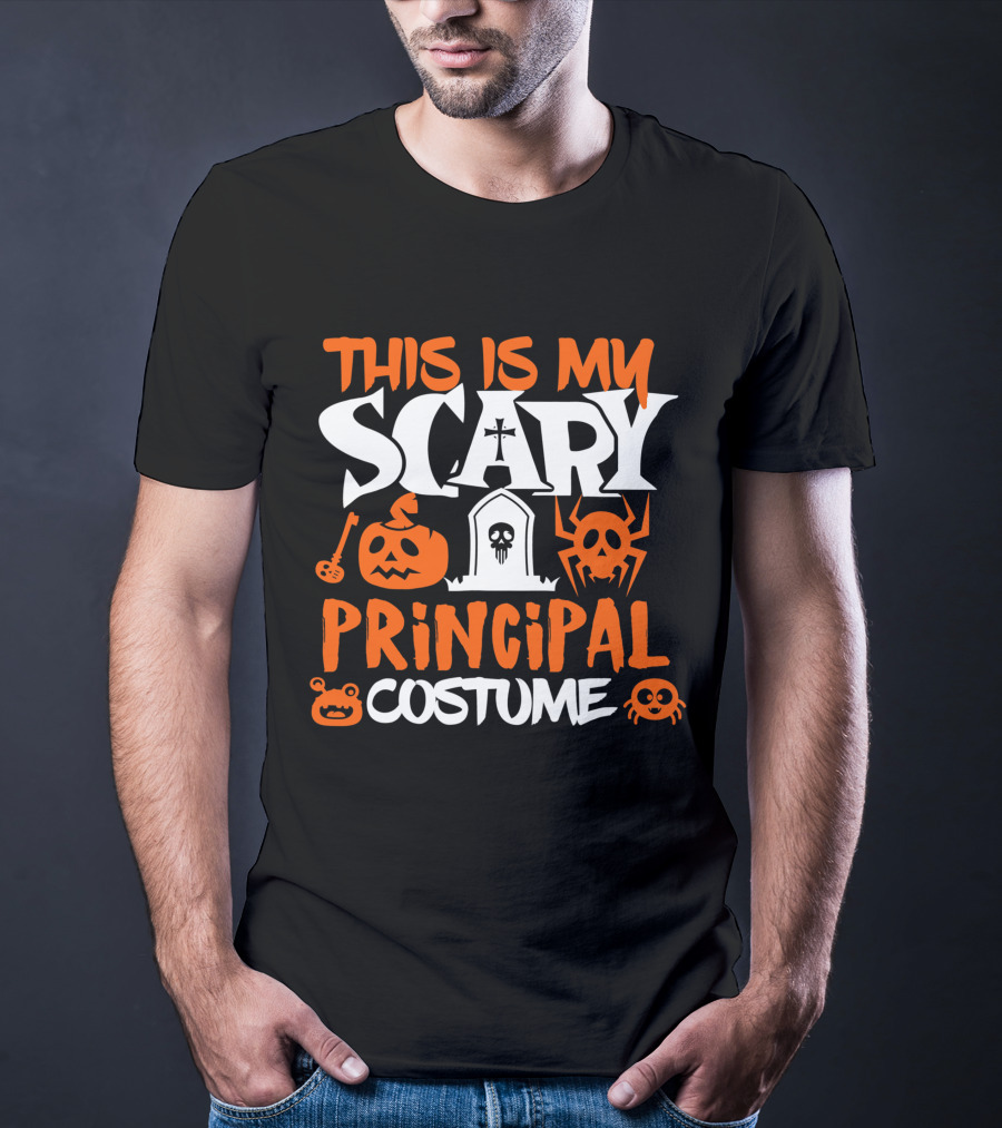 This Is My Scary Principal Costume Halloween Party T-Shirt