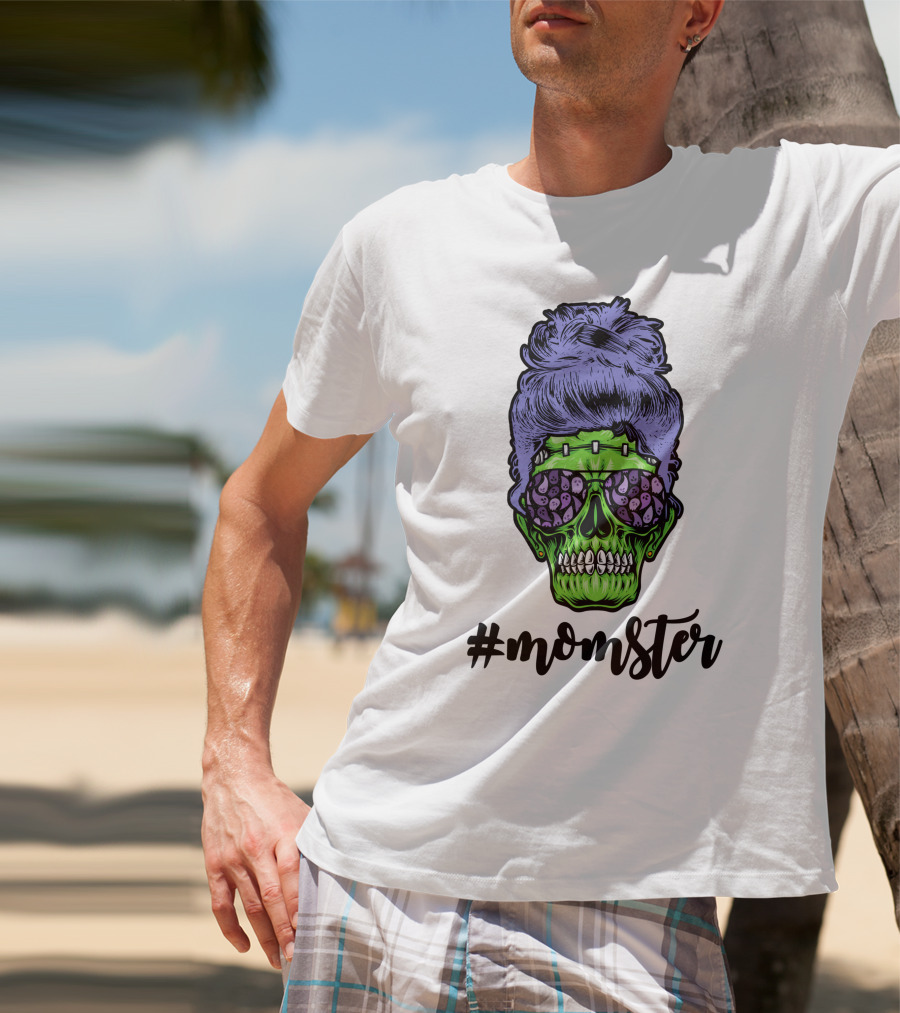 Momster Skull Halloween T-Shirt