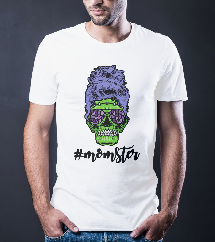 Momster Skull Halloween T-Shirt