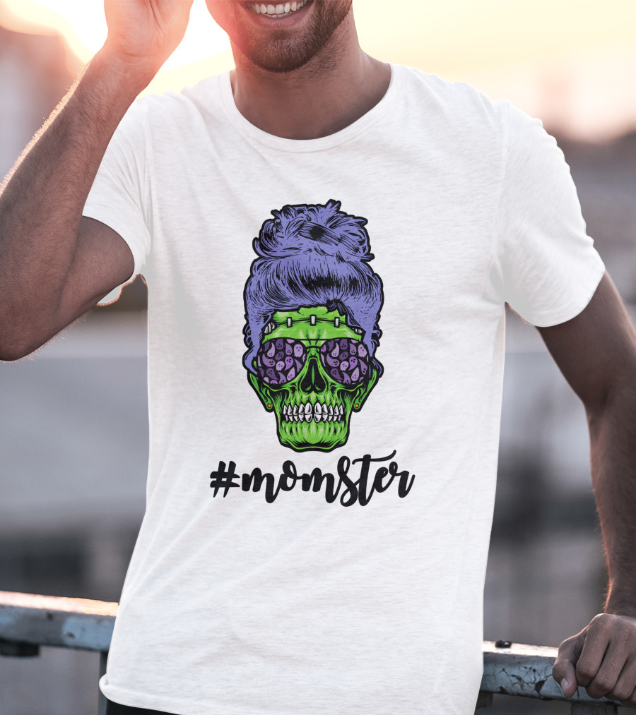 Momster Skull Halloween T-Shirt