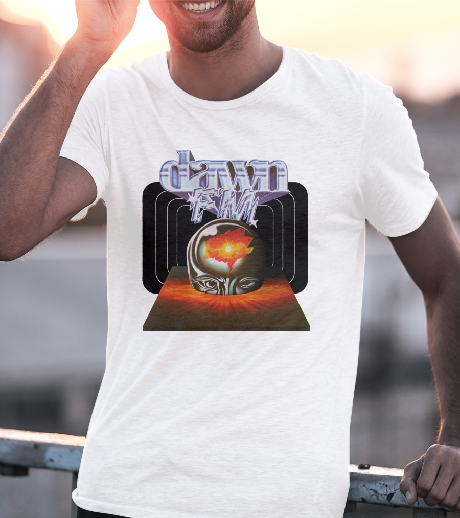 The Weeknd Dawn FM Album Merch Brain T-Shirt