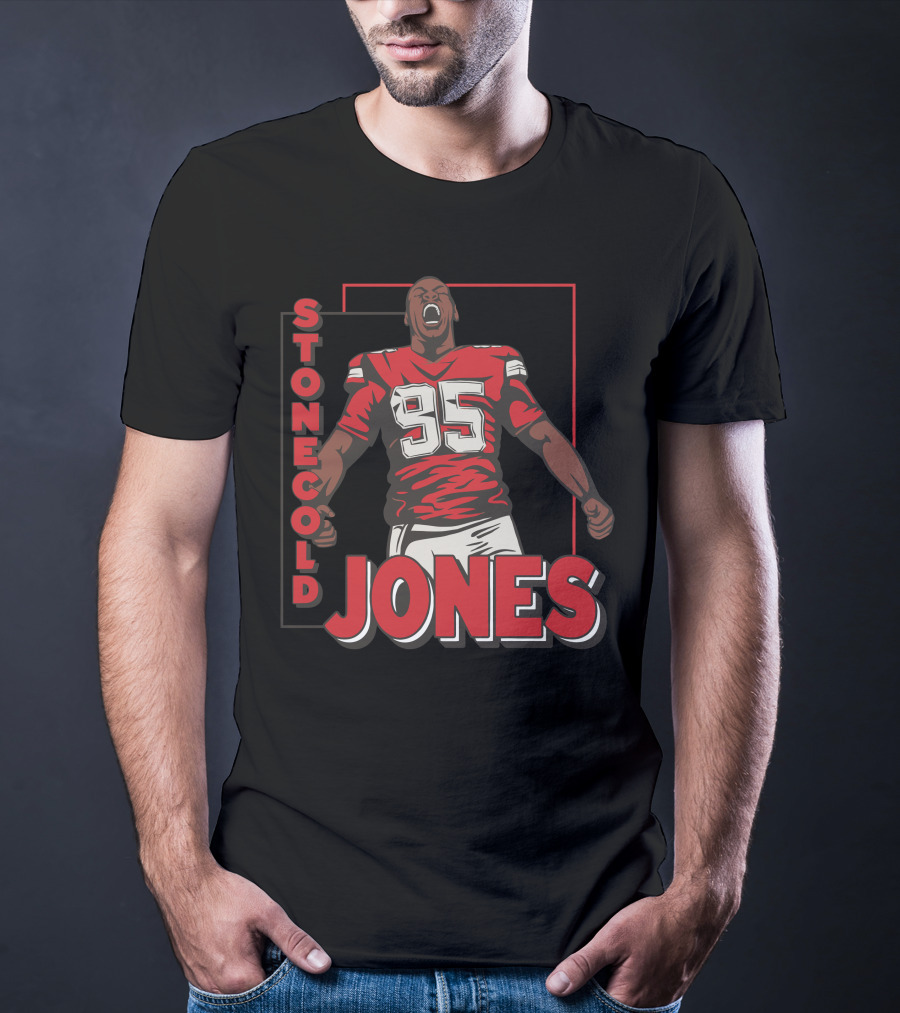Stone Cold Jones Kansas City Chiefs Number 95 T-Shirt