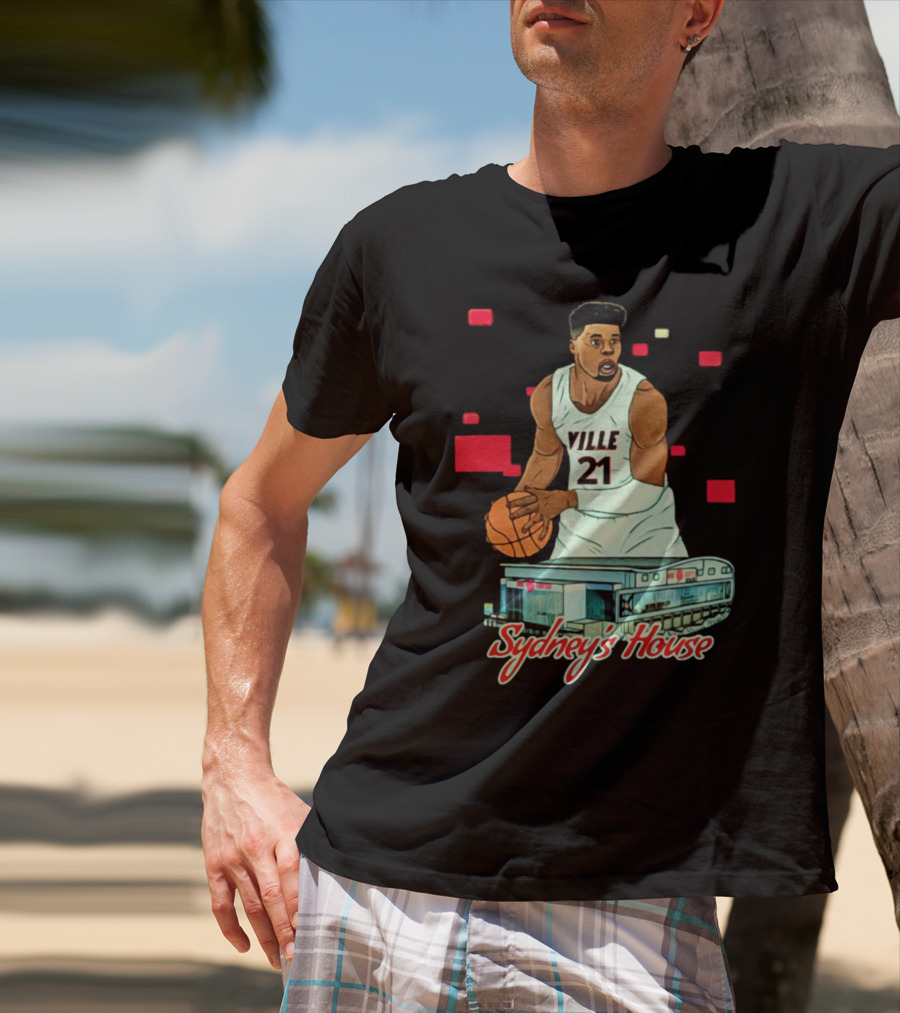 Sydney's House Ville 21 Basketball Player T-Shirt
