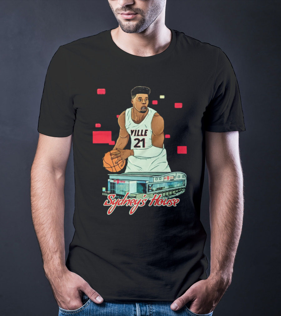 Sydney's House Ville 21 Basketball Player T-Shirt