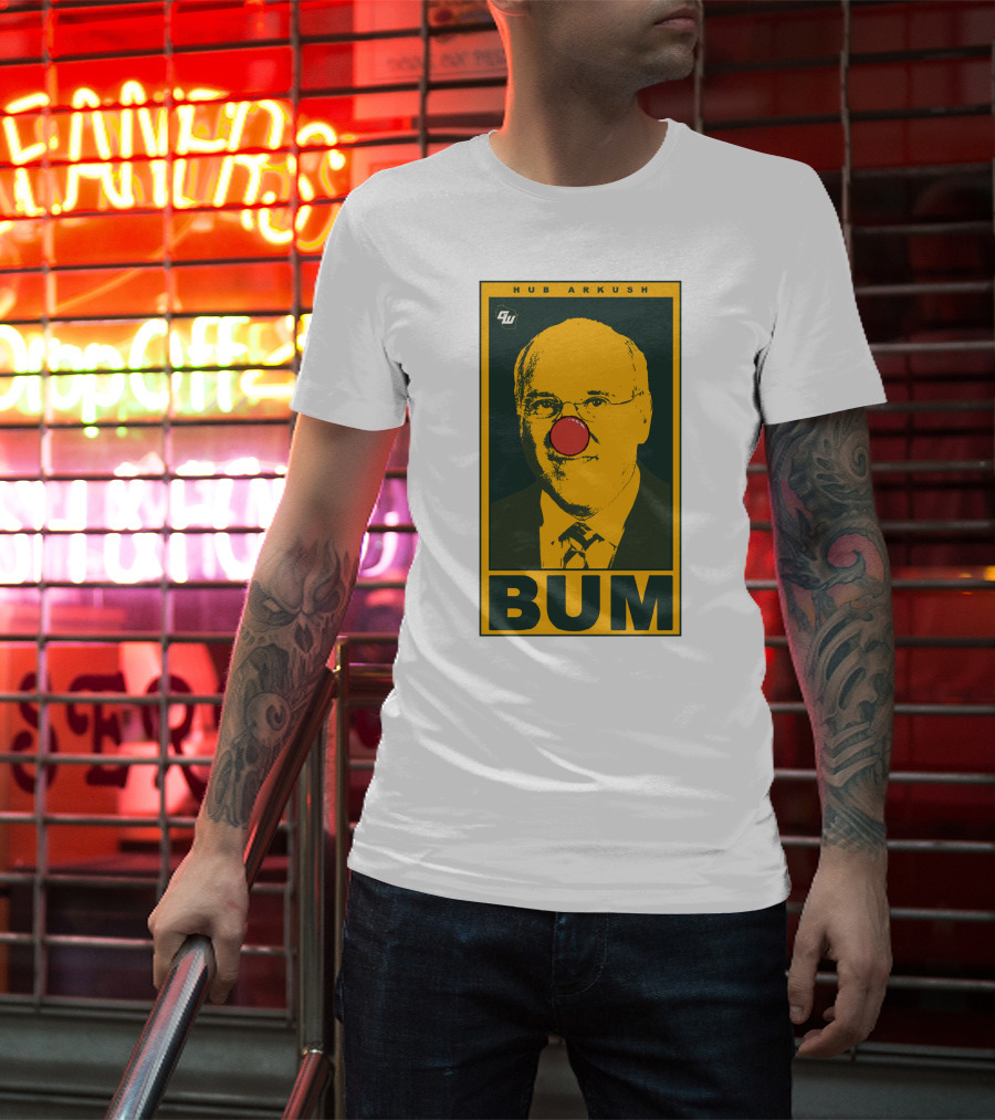 Game On Wisconsin Hub Arkush Bum Clown Nose T-Shirt