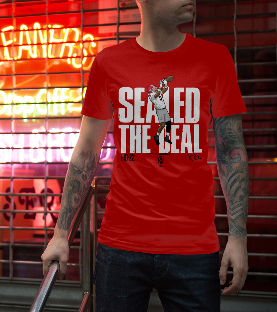 Kelee Ringo Sealed The Deal 1-10-22 Football Catch T-Shirt