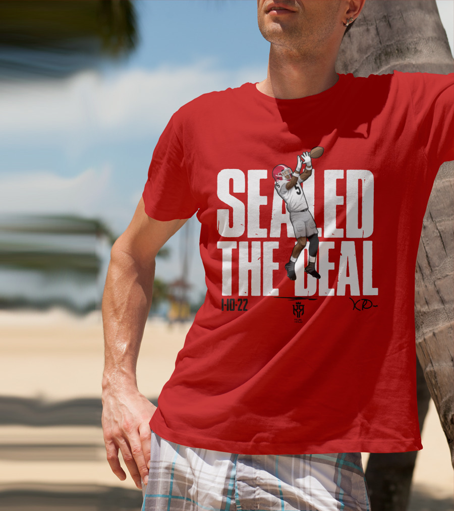Kelee Ringo Sealed The Deal 1-10-22 Football Catch T-Shirt