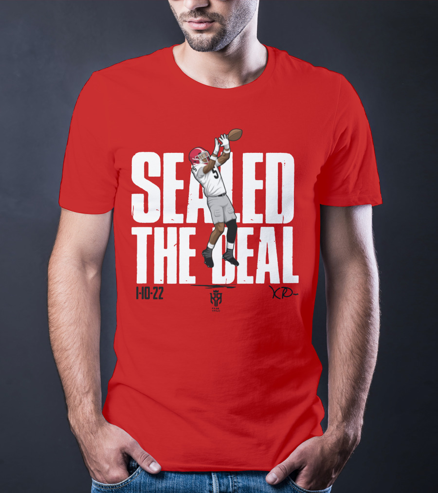 Kelee Ringo Sealed The Deal 1-10-22 Football Catch T-Shirt