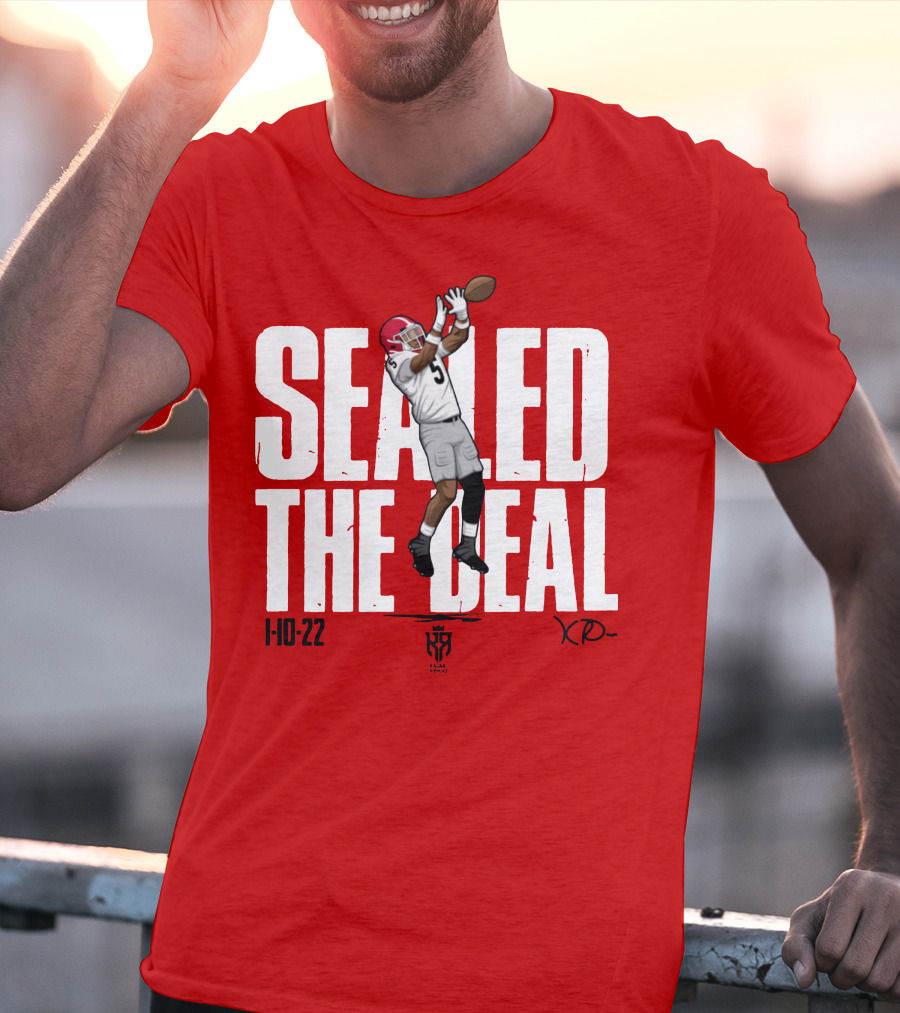 Kelee Ringo Sealed The Deal 1-10-22 Football Catch T-Shirt