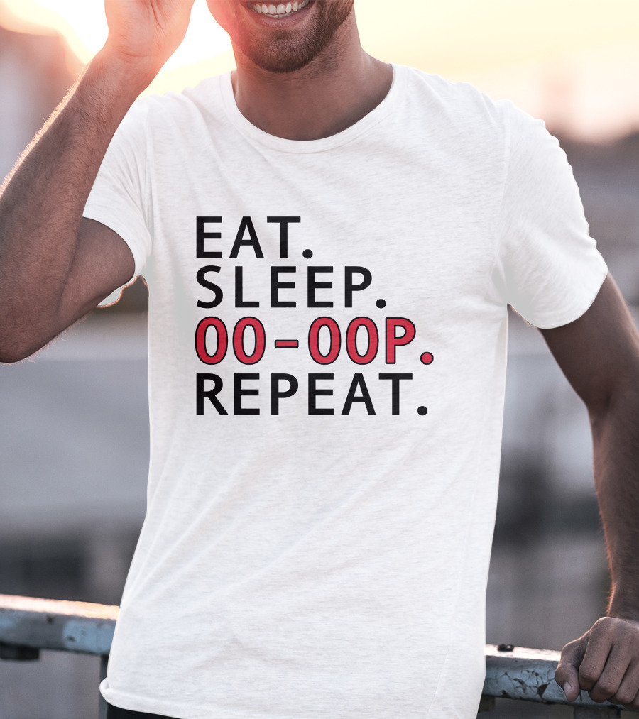 Eat Sleep 00 00P Repeat Shop T-Shirt