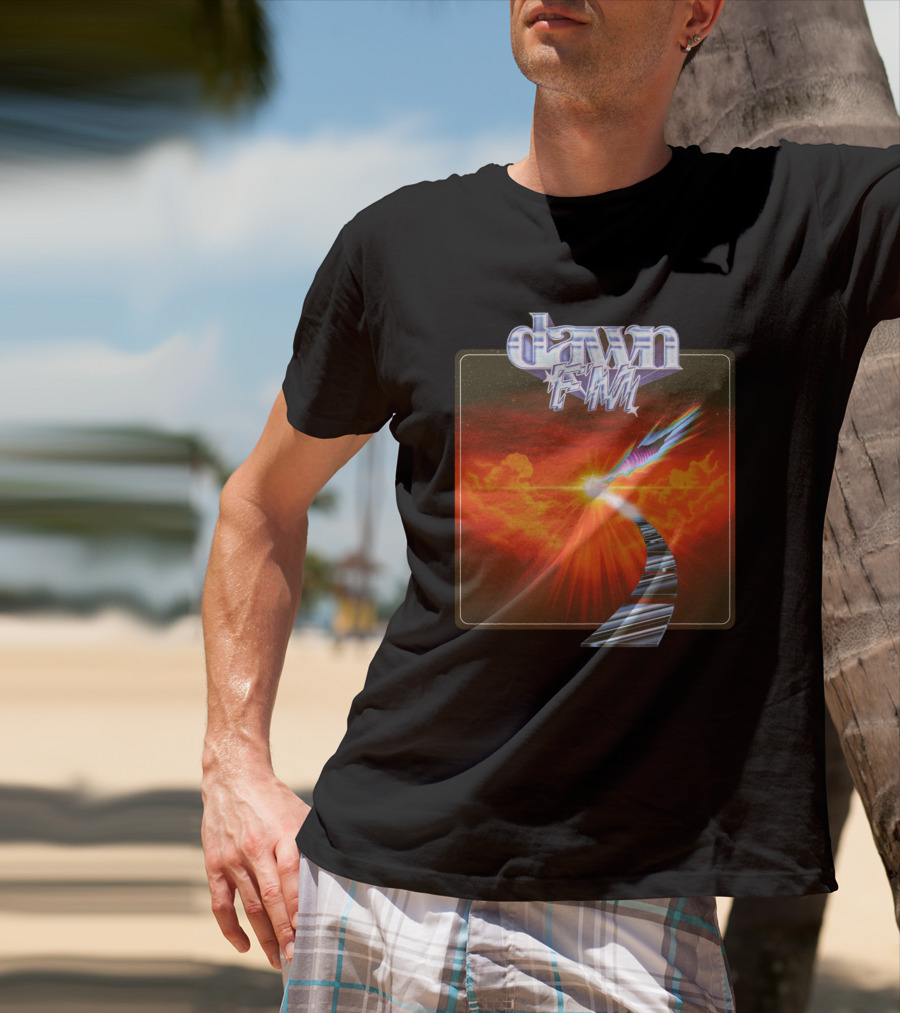 Dawn FM Radiant Pathway Album Cover Aesthetic T-Shirt