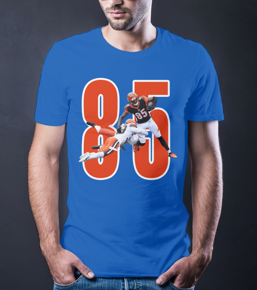 Tee Higgins Tamaurice William Cincinnati Bengals 85 Football T-Shirt