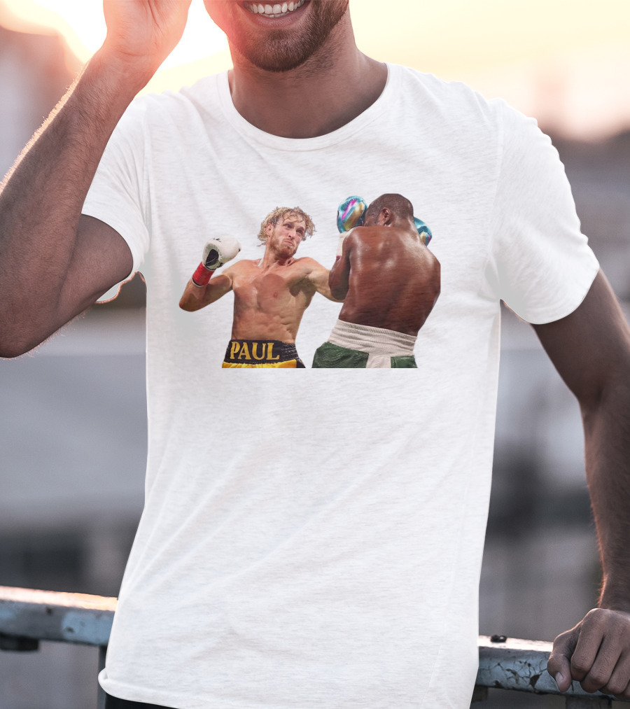Logan Paul Boxing Match Action Scene T-Shirt