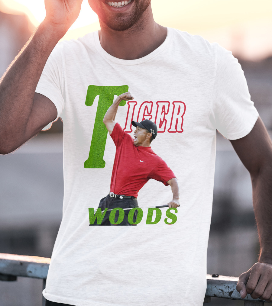 Tiger Woods Golfe Victory T-Shirt