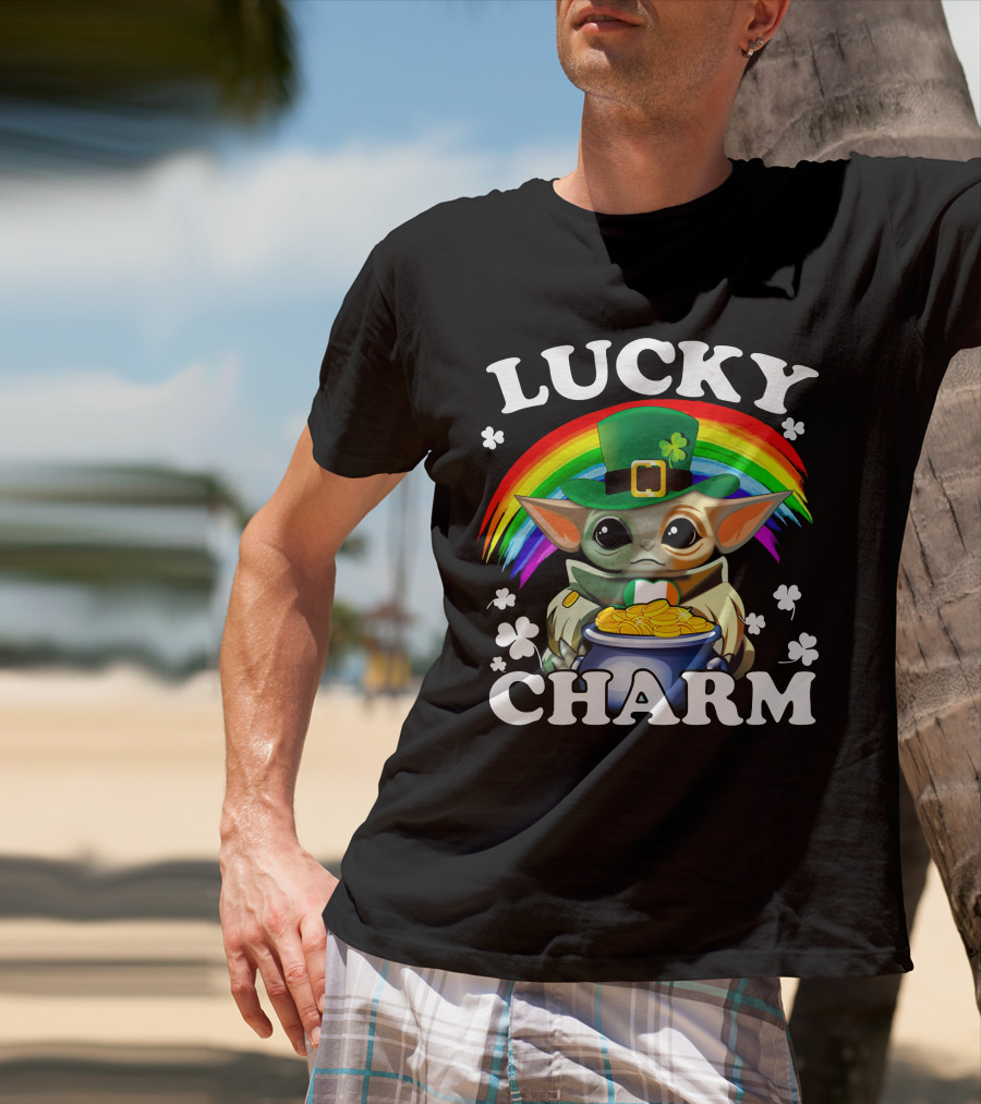 BBYD Lucky Charm Rainbow Leprechaun Coins T-Shirt