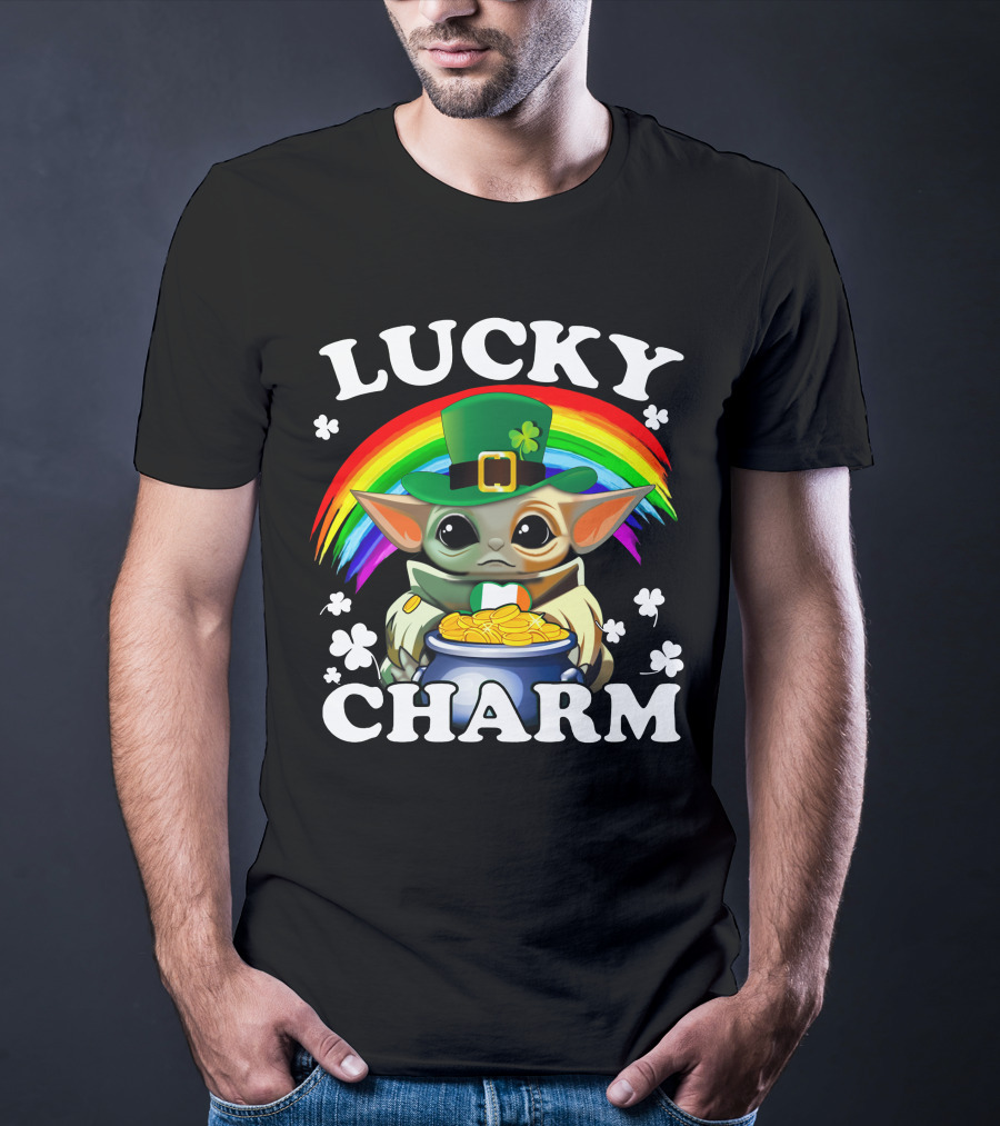 BBYD Lucky Charm Rainbow Leprechaun Coins T-Shirt