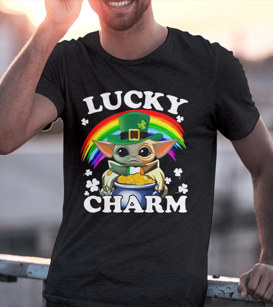BBYD Lucky Charm Rainbow Leprechaun Coins T-Shirt