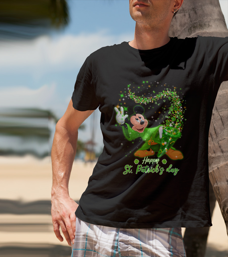 Happy St. Patrick's Day Mickey Mouse T-Shirt