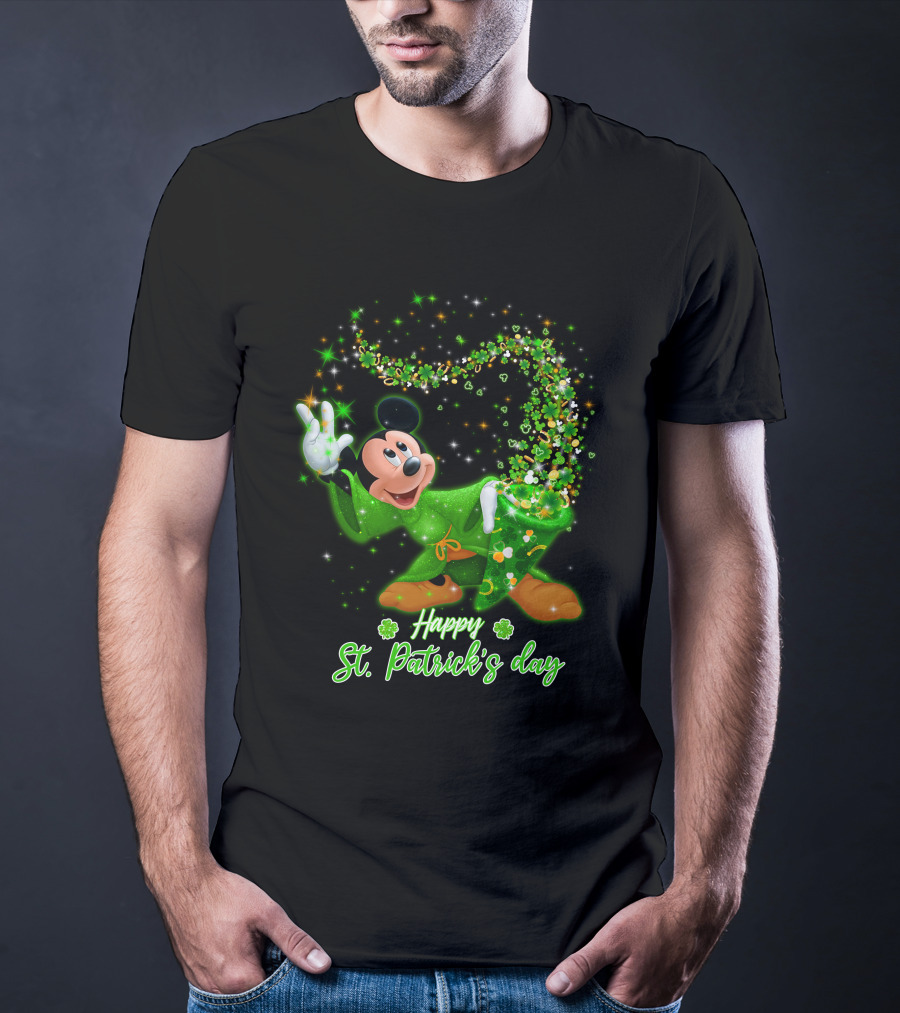Happy St. Patrick's Day Mickey Mouse T-Shirt