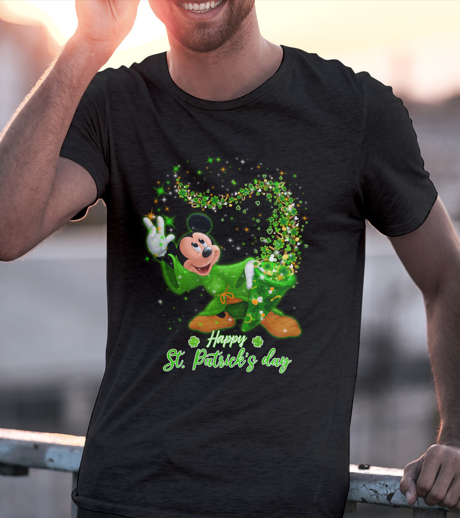 Happy St. Patrick's Day Mickey Mouse T-Shirt