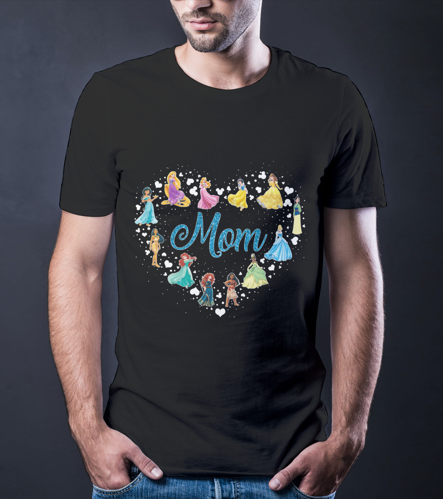 Mom Princess Heart T-Shirt
