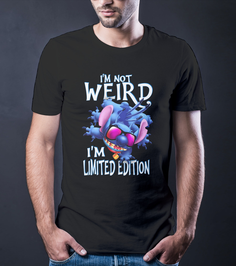 I'm Not Weird I'm Stitch Sunglasses T-Shirt