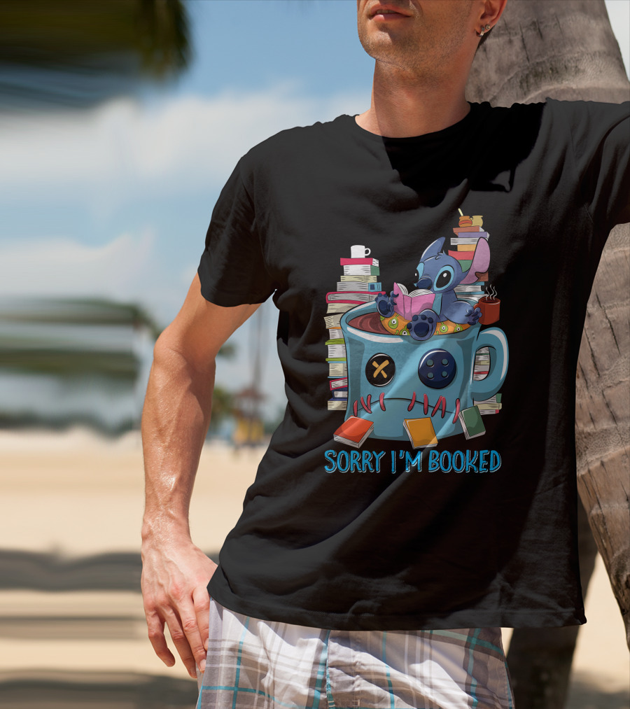 Sorry I'm Booked Stitch Coffee Mug And Books T-Shirt