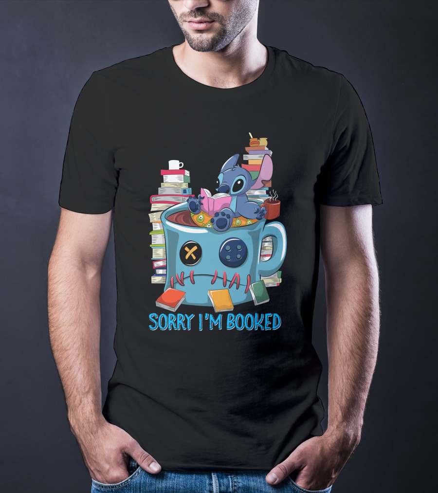 Sorry I'm Booked Stitch Coffee Mug And Books T-Shirt