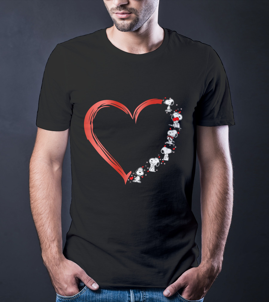 Snoopy Love Heart T-Shirt