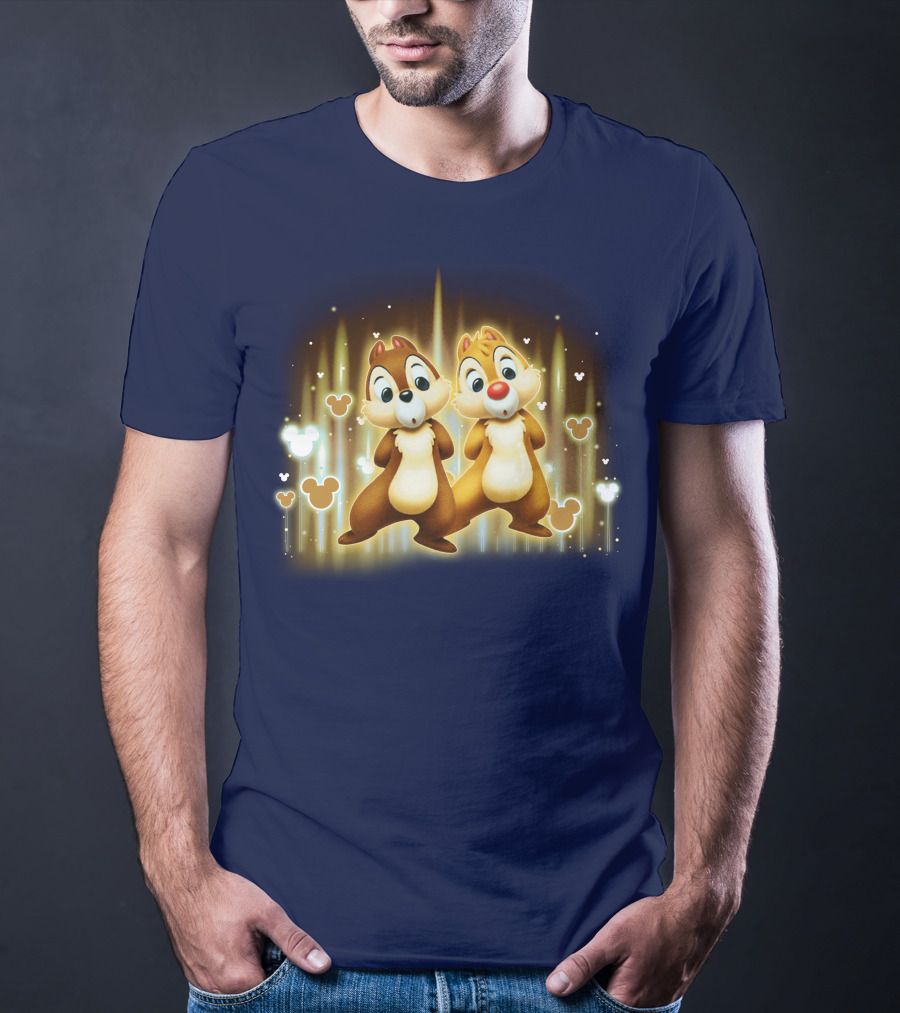 CND Heart Chip And Dale Mickey Ears Icons T-Shirt