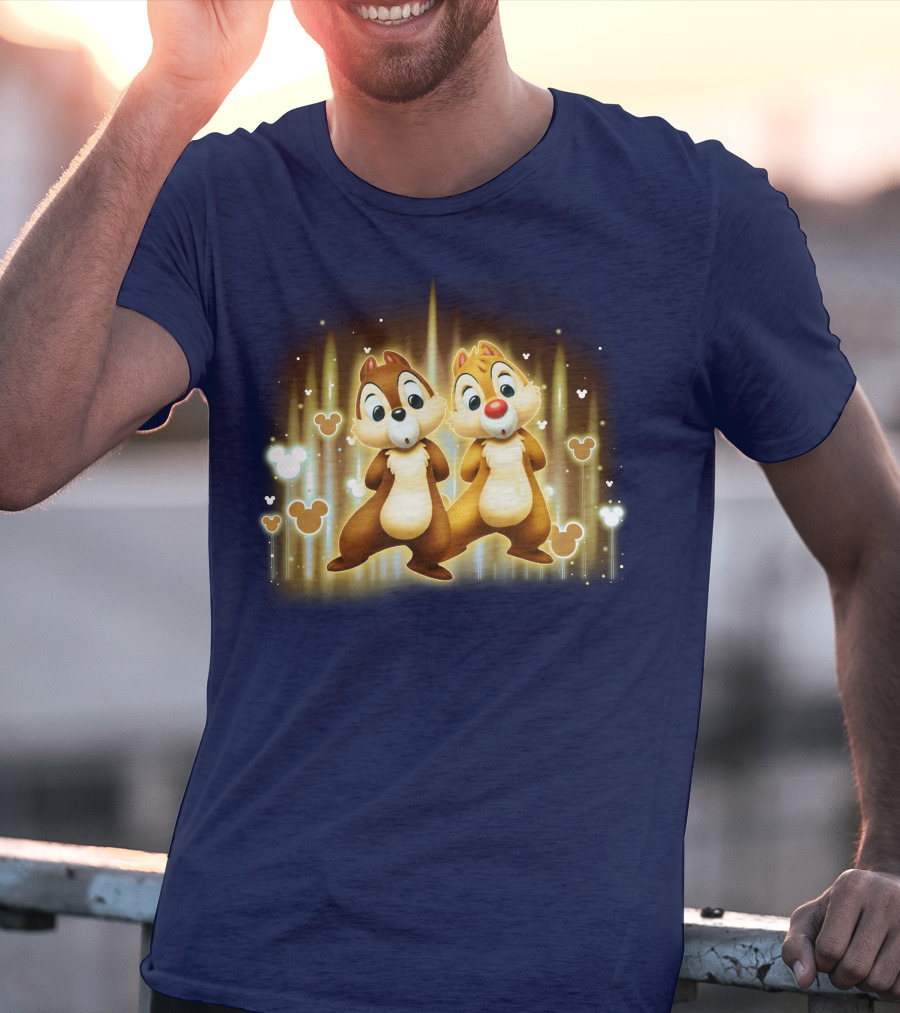 CND Heart Chip And Dale Mickey Ears Icons T-Shirt