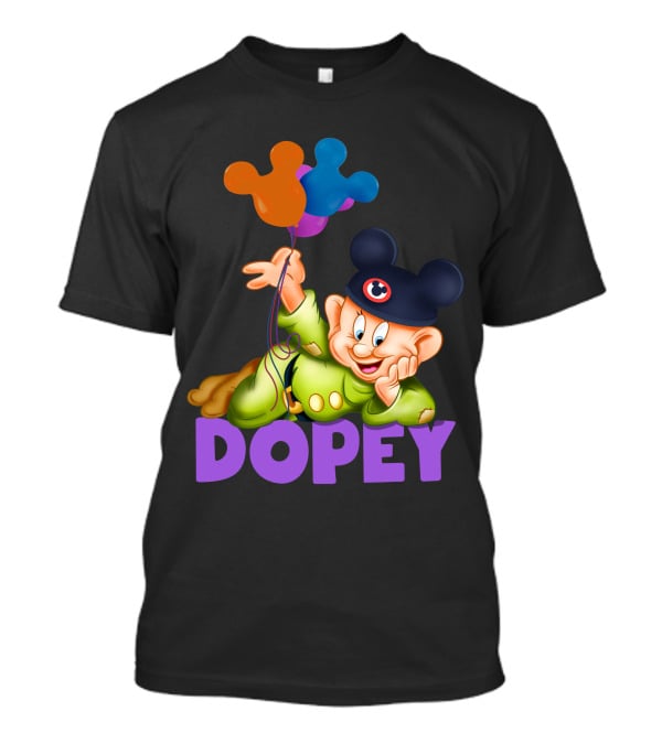 Dopey Balloons Pixar Crossover T-Shirt