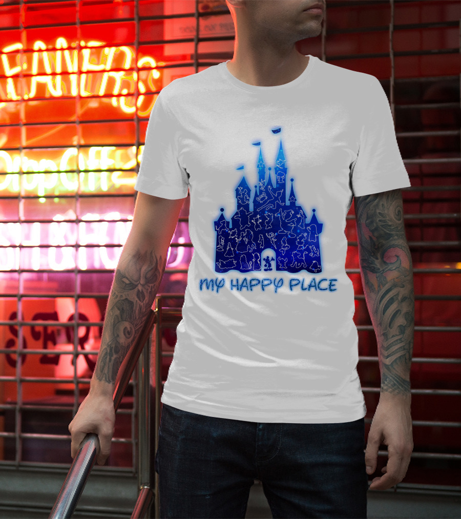 My Happy Place Disney Castle T-Shirt
