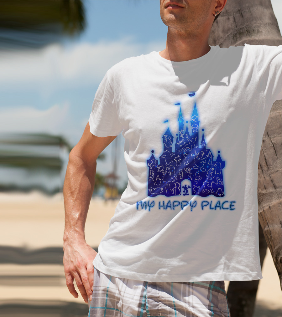 My Happy Place Disney Castle T-Shirt