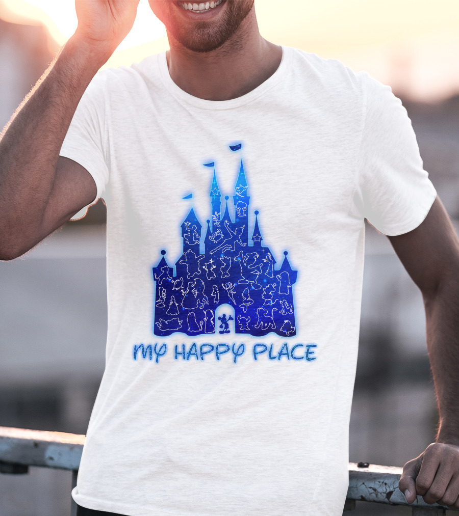 My Happy Place Disney Castle T-Shirt