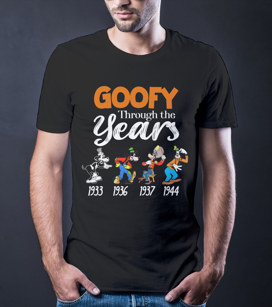 GOOFY Through The Years 1933 1936 1937 1944 T-Shirt