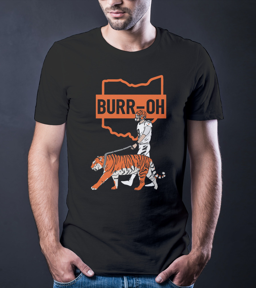 BURR-OH Cincinnati Bengals Tiger Walk T-Shirt