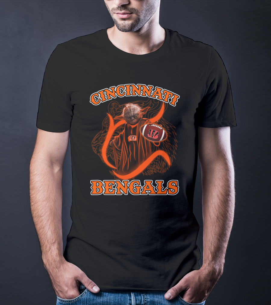 Cincinnati Bengals Yoda Football Force T-Shirt