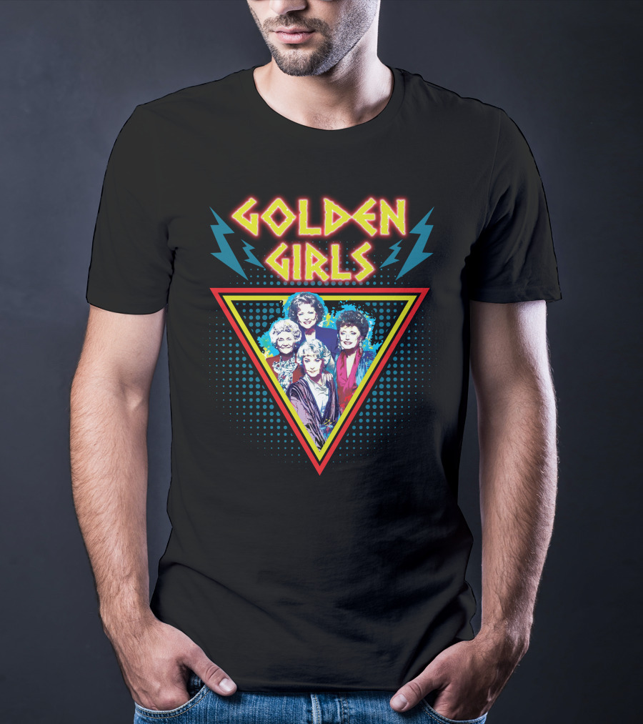 Golden Girls 80s Lightning Triangle T-Shirt