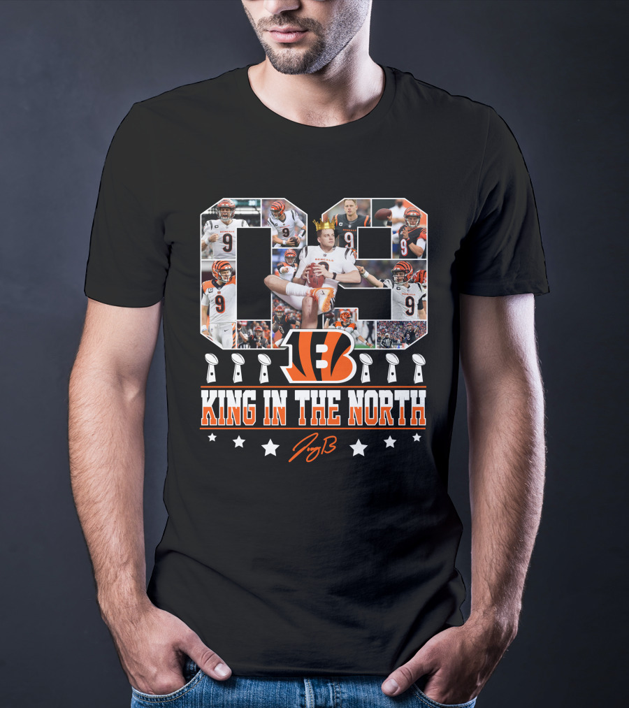 09 King In The North Bengals Football QB T-Shirt