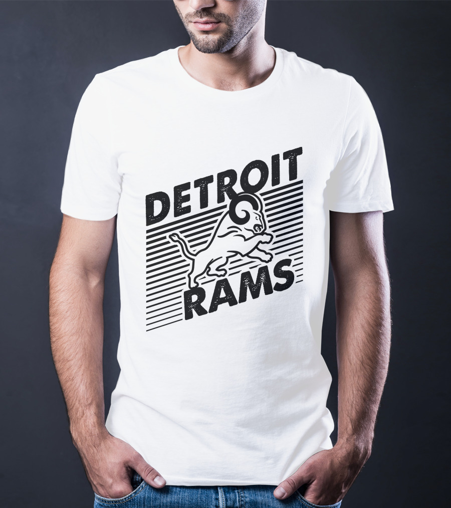 Detroit Rams Jumping Ram T-Shirt
