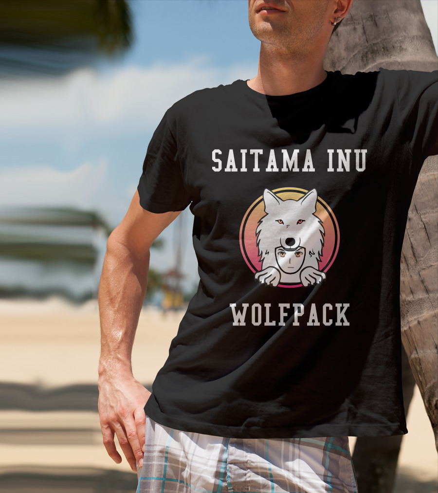 Saitama Inu Wolfpack Crypto Token Cryptocurrency T-Shirt